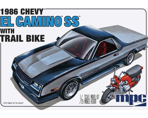 1/25 1986 Chevy El Camino SS w/Dirt Bike photo