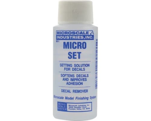 Micro Set Solution - 1 Oz. Bottle (Decal Setting Solution/Remove photo