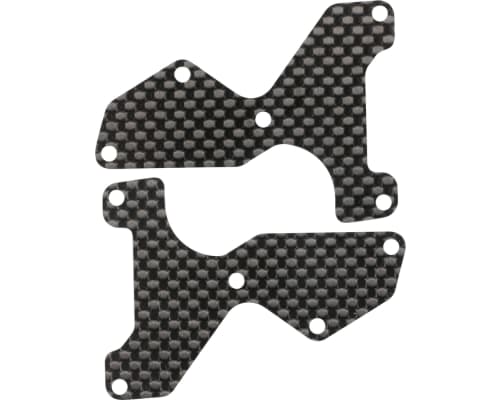 E2154 Graphite Front Lower Suspension Arm Mount Plate 2 pieces ( photo