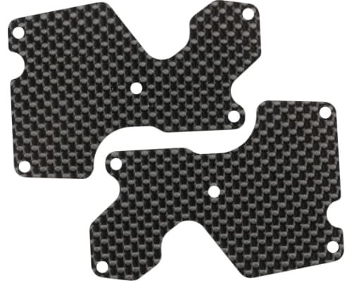 E2156 Graphite Rear Lower Suspension Arm Mount Plate 2 pieces (1 photo