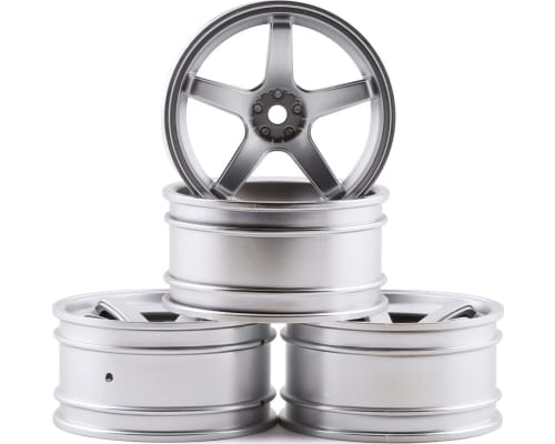 5 Spoke Wheel Set (Flat Silver) (4) photo