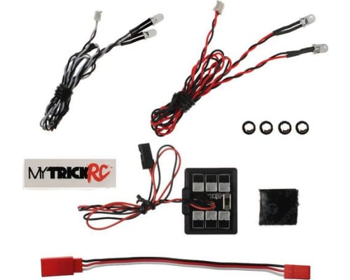 Basic 4 LED RC Light Kit - MyTrickRC photo