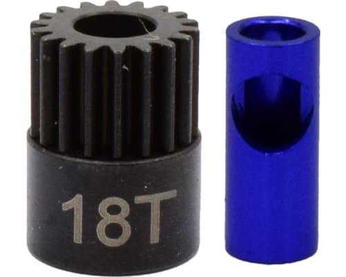 18t Steel 48p Pinion Gear 5mm or 1/8 photo