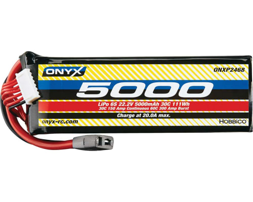 LiPo 6S 22.2V 5000mAh 30C Star Plug photo