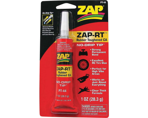 Zap ZAP-RT Rubber Toughened CA Clear Thick 1 oz photo