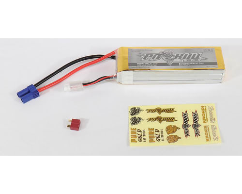 Pure Gold 11.1V 6000mAh 3S 100C LiPo: EC5/Deans photo