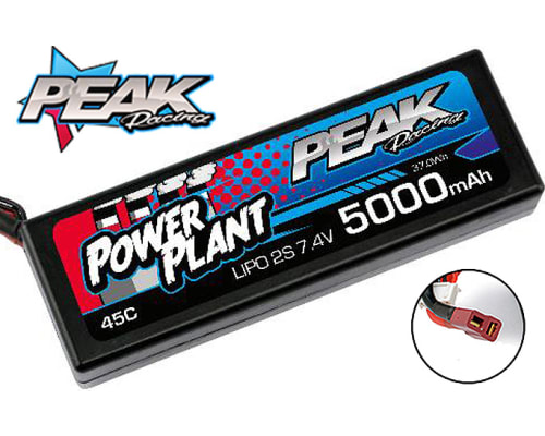 Power Plant 5000 Deans 7.4v 45c LiPo Battery photo