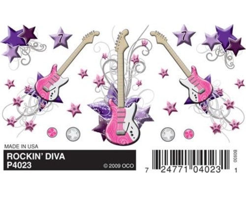 Dry Transfer Decals Rockin' Diva photo