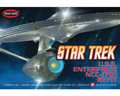 discontinued 1/1000 Star Trek Uss Enterprise Ncc-1701-a Refit Sn photo