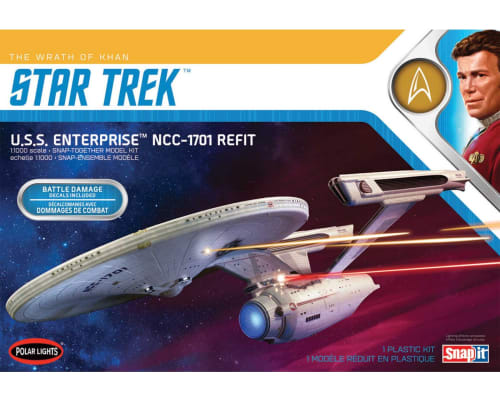 1/1000 Star Trek USS Enterprise Refit Wrath Khan photo