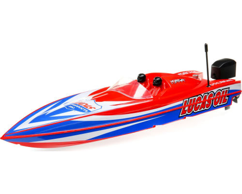 Lucas Oil 17 Power Boat brushless Racer Deep-V RTR photo