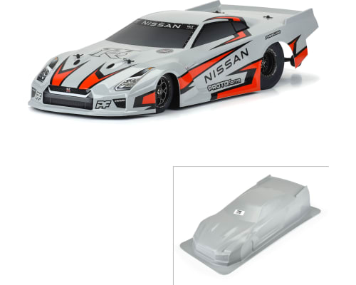 1/10 Nissan GT-R R35 ToughColor Gray: 22S Drag Car photo