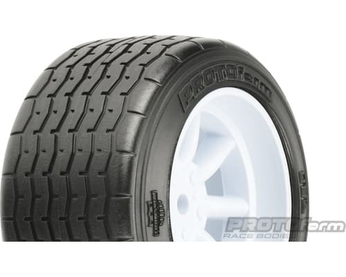 VTA Rear Tire 31mm Mounted White Wheel photo