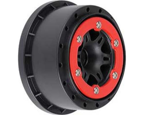 Sixer 2.2/3.0 Red/Black Bead-Loc Fr Wheels 2 :SLH photo