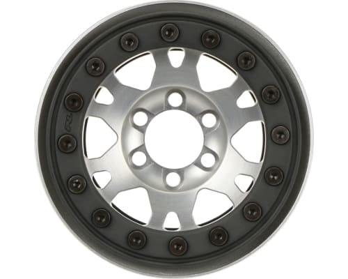 Pro-Forge 1.9 inch Alum/Black Bead-Loc 6 Lug Wheel photo