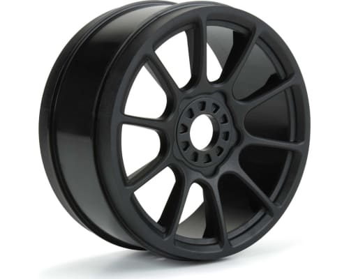 Mach 10 Black F/R Wheels 4 for 1:8 Buggy photo