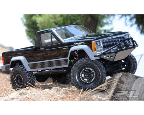 J33P Comanche Full Bed Clear Body 12.3 inch Wheelbase Crawler photo