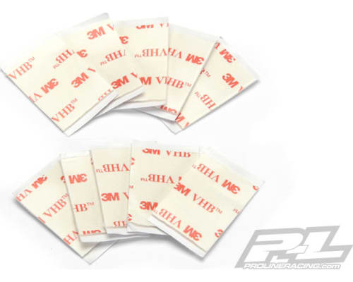 Pro-Line Double Sided Clear Mounting Tape 10pk photo