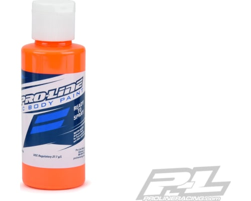 Fluorescent Orange RC Body Airbrush Paint 2oz photo