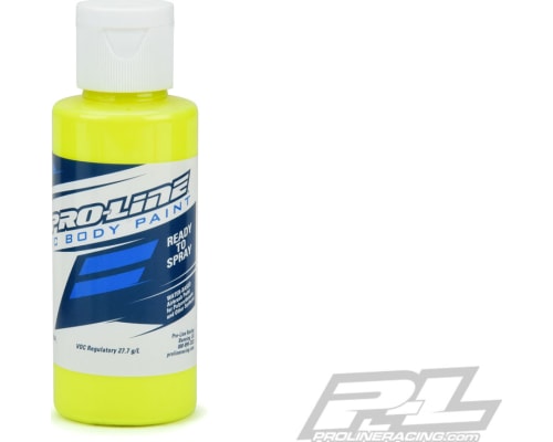 Fluorescent Yellow RC Body Airbrush Paint 2oz photo