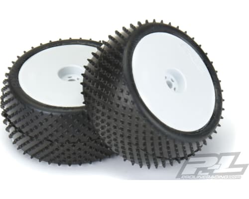 discontinued Pyramid 2.2 Z3 Mounted White Wheels 1:10 Buggy Rear photo