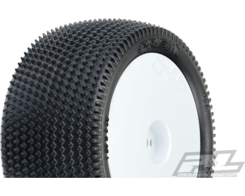 discontinued Prism 2.0 1/10 Buggy 2.2 Carpet Rear Tires Mntd Whi photo