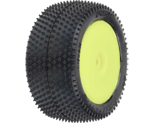 Prism Carpet Tires Mounted Yellow Mini-B Rear (2) photo