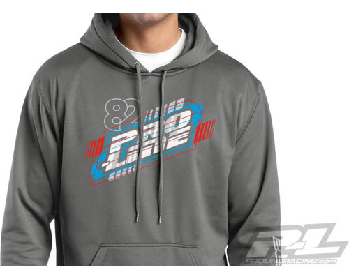 Pro-Line Energy Dark Smoke Gray Hoodie Sweatshirt -Medium photo