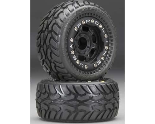 discontinued Dirt Hawg Mnt Blk/Blk Titus Beadloc wheels:1/16 ERV photo