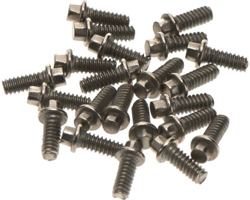 Miniature Scale Hex Bolts M1.6 X 4mm Silver photo