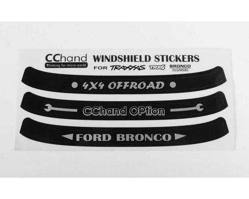 Windshield Decals for TRA TRX-4 79 Bron Ranger XLt photo