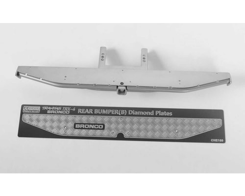 KS Rear Bumper for TRA TRX-4 79 Bron Ranger XLT (Silver) photo