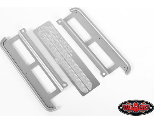 Silver Rock Metal Side Sliders for Tamiya 1/10 Isuzu Type X CC-0 photo