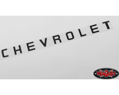 Rear Metal Logo for Axial SCX10 II 1969 Chevy Blazer (Black) photo