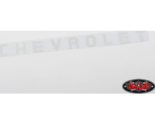 Rear Metal Logo for Axial SCX10 II 1969 Chevy Blazer (White) photo