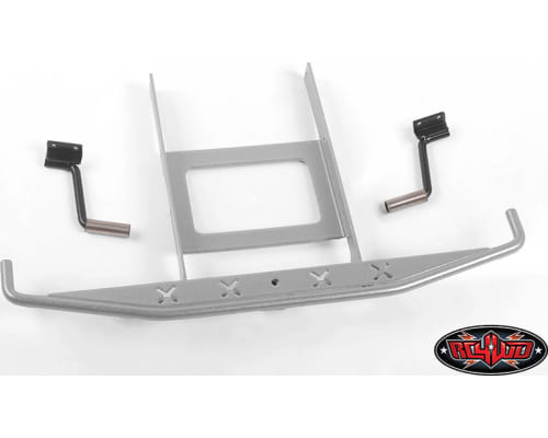 Rough Stuff Metal Rear Bumper w/Exhaust Tips for Axial SCX10 II photo