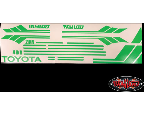 RC4WD Clean Stripes for Mojave II 2/4 Door Decal Sheet (Green) photo