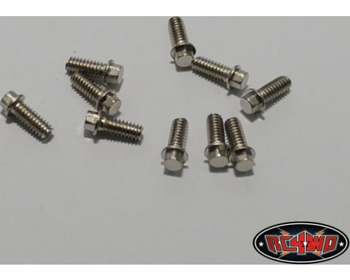 Miniature Scale Hex Bolts (M2 X 5mm) (Silver) (20) photo