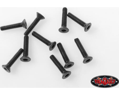 discontinued Steel Flat Head Socket Cap Screws M2 X 10mm (Black) photo