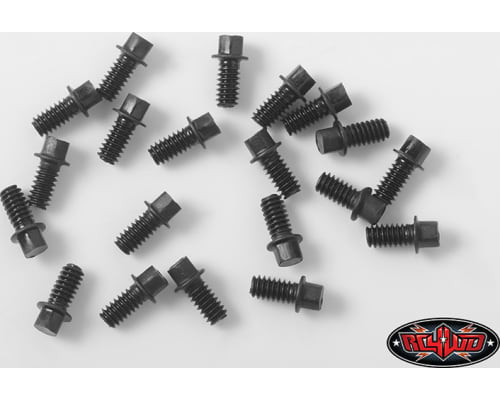 RC4WD Miniature Scale Hex Bolts (M2 x 4mm) (Black) photo