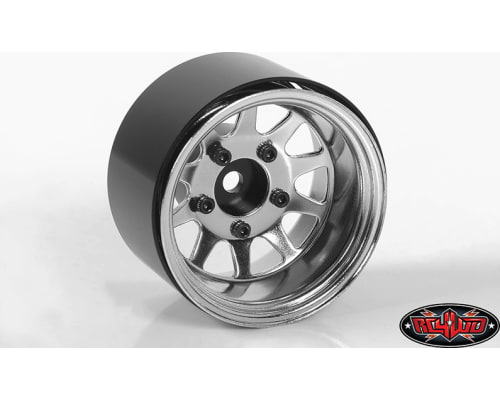 Deep Dish Wagon 1.55 Stamped Steel Beadlock Wheels (Chrome) photo