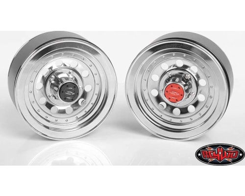 Classic 10-Hole Chrome 1.9 Beadlock Wheels photo