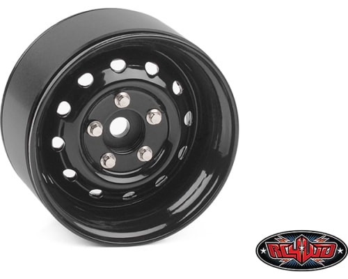 Heritage Edition Stamped Steel 1.9 Wheels (Black) (4) photo