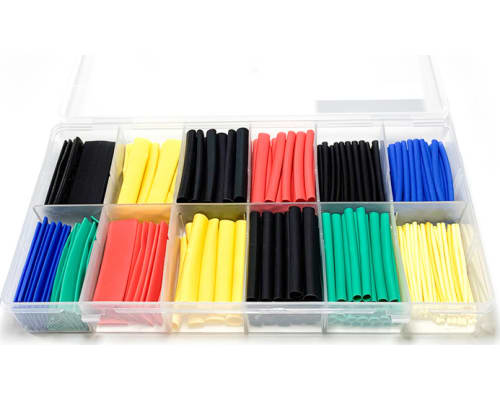 Colored Heat Shrink Tube Assortment 280 Pieces photo