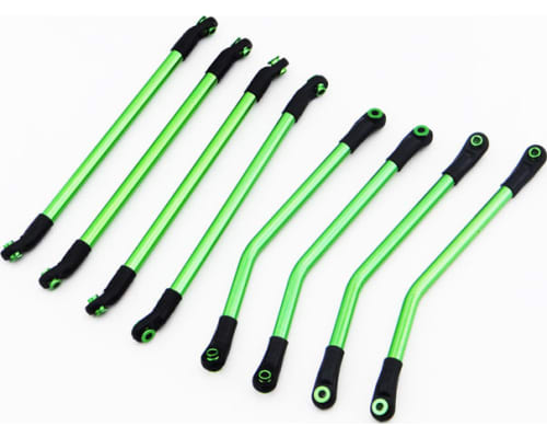 Aluminum Green 4-Link Set - Axial Wraith and Ax10 Ridgecrest photo