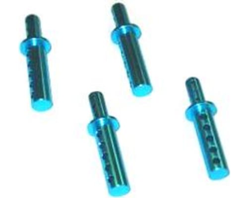 Aluminum body post (4 pieces)(blue) photo