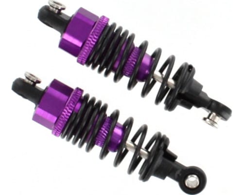 Aluminum shocks (2 pieces)(purple) Length: 60mm Assembled photo