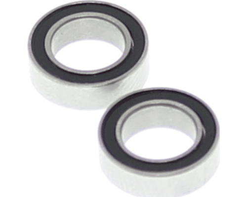 6x10x3mm Rubber Sealed Ball Bearings (2) photo