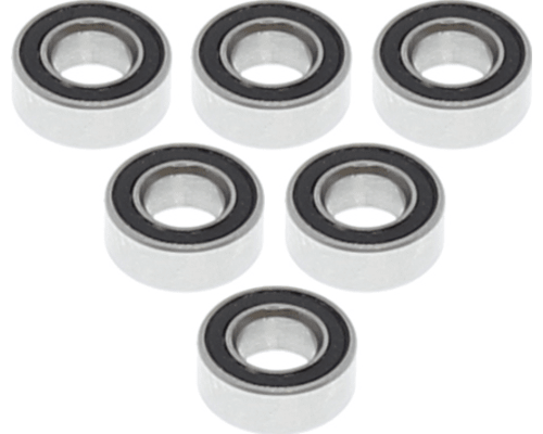 4*8*3mm Rubber Sealed Ball Bearings (6 pieces) photo