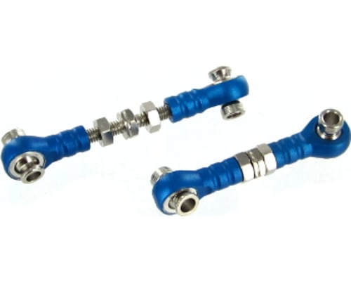 Turnbuckle with Machined Rod Ends Blue (2 pieces) photo